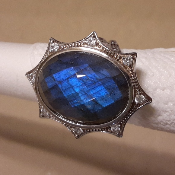 925 Labradorite, Bamboo design. - Picture 3 of 10